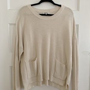 Patch Pocket Pullover Sweater